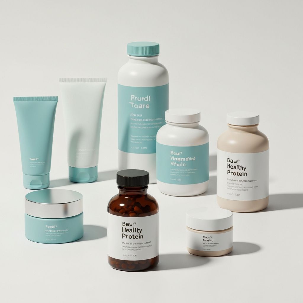 Wellness products showcase